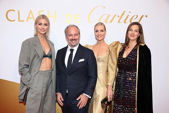 Lena Gercke, Renaud Lestringant, Managing Director Cartier Northern Europe , Marlies Pfeifhofer und Cleo von Adelsheim-Oettingen beim "Clash de Cartier - The Opera" Event in den Eisbachstudios am 24.10.2019 (©Photo: Gisela Schober/Getty Images für Cartier/ Image.net)